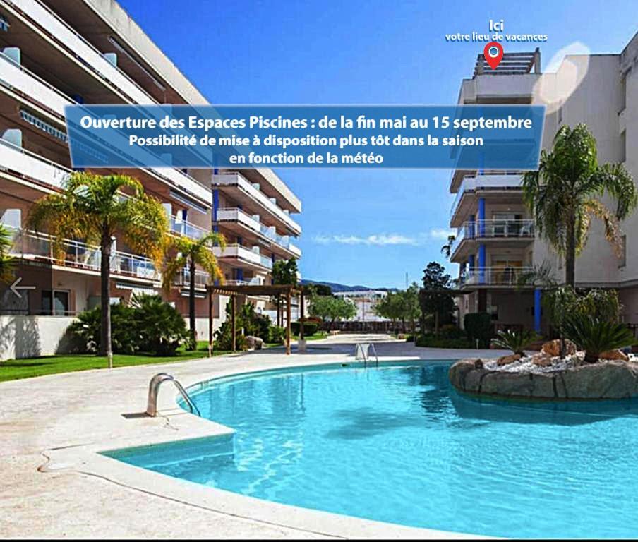Superbe Appartement Avec Solarium Et Piscine Communautaire Rosas Exterior foto